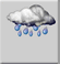 Lluvia intensa, Muy nuboso Lluvia intensa, Muy nuboso