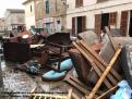 Paissatge desolador als carrers de Sant Llorenç