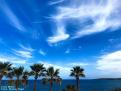 Dia clar i nuvols a Cala Millor